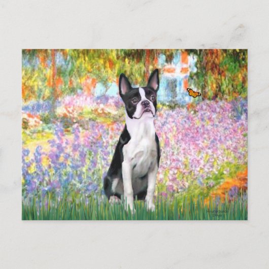 Garten in Giverney - Boston T Postkarte (Vorderseite)