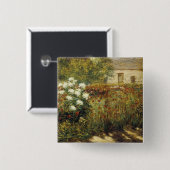 Garten in Giverny Button (Vorne & Hinten)