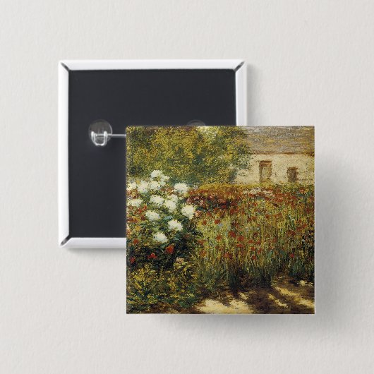 Garten in Giverny Button (Vorne & Hinten)