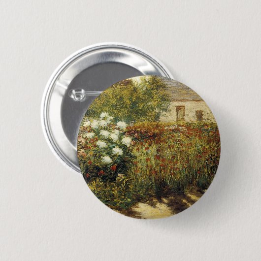 Garten in Giverny Button (Vorne & Hinten)