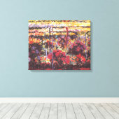 Garten in Giverny - Claude Monet - c1900 Leinwanddruck (Insitu (Holzboden))