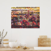 Garten in Giverny - Claude Monet - c1900 Poster (Küche)