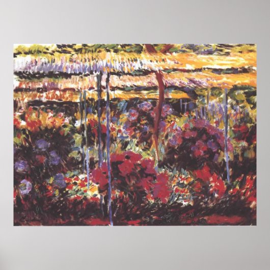 Garten in Giverny - Claude Monet - c1900 Poster (Vorne)