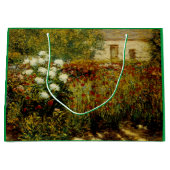 Garten in Giverny Große Geschenktüte (Vorderseite)