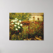 Garten in Giverny Leinwanddruck (Vorderseite)