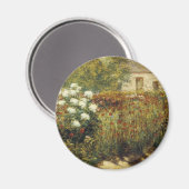 Garten in Giverny Magnet (Vorderseite/Rückseite)