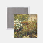 Garten in Giverny Magnet (Vorderseite/Rückseite)