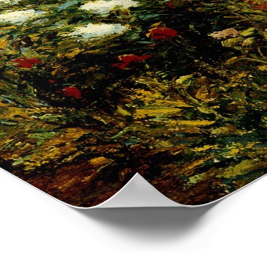 Garten in Giverny Poster (Ecke)