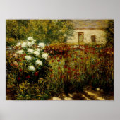 Garten in Giverny Poster (Vorne)