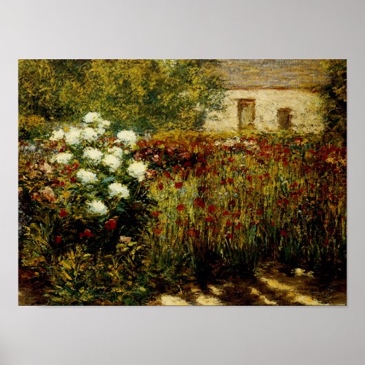 Garten in Giverny Poster (Vorne)