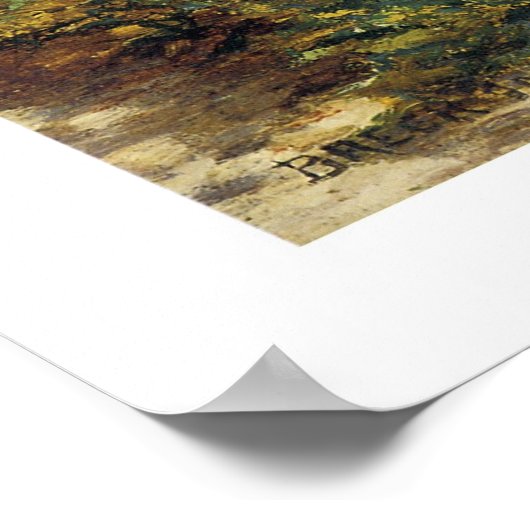 Garten in Giverny Poster (Ecke)