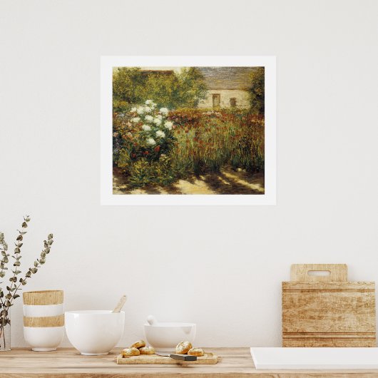 Garten in Giverny Poster (Küche)