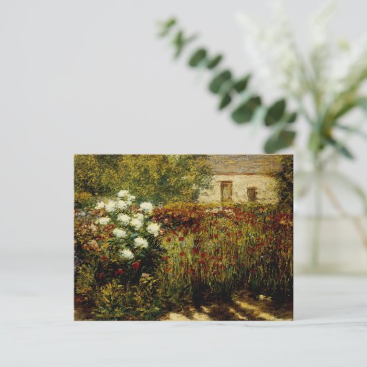 Garten in Giverny Postkarte (Stehend Vorderseite)
