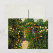 Garten in Giverny Postkarte (Vorne/Hinten)
