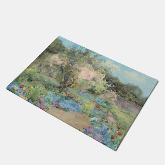 Garten in Kilmurry (von Mildred Anne Butler) Fußmatte (Schrägansicht)