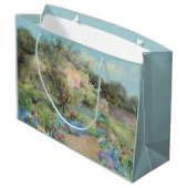 Garten in Kilmurry (von Mildred Anne Butler) Große Geschenktüte (Rückseite Schrägansicht)