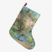 Garten in Kilmurry (von Mildred Anne Butler) Großer Weihnachtsstrumpf (Vorderansicht (hängend))