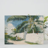 Garten in Nassau (Hauptstadt der Bahamas) Karte (Stehend Vorderseite)