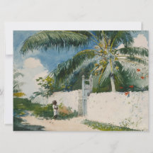 Garten in Nassau (Hauptstadt der Bahamas)