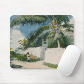 Garten in Nassau (Karibik) Mousepad (Mit Mouse)