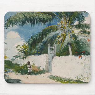 Garten in Nassau (Karibik) Mousepad