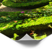 Garten in Portugal Poster (Ecke)