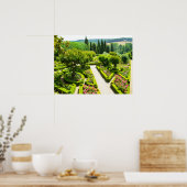 Garten in Portugal Poster (Küche)