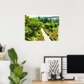 Garten in Portugal Poster (Heimbüro)