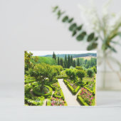 Garten in Portugal Postkarte (Stehend Vorderseite)