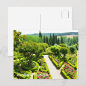 Garten in Portugal Postkarte (Vorne/Hinten)