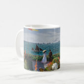 Garten in Sainte-Adresse, berühmtes Gemälde Kaffeetasse (Vorderseite Links)