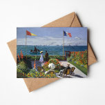 Garten in Sainte-Adresse | Claude Monet Karte<br><div class="desc">Garden bei Sainte-Adresse oder Jardin à Sainte-Adresse (1867) von Claude Monet,  einem französischen Impressionisten. Das Bild zeigt eine sonnige Szene zeitgenössischer Freizeit im Badeort Sainte-Adresse von Monet. Verwenden Sie die Entwurfstools,  um einen benutzerdefinierten Text hinzuzufügen oder das Bild zu personalisieren.</div>