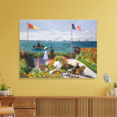 Garten in Sainte-Adresse | Claude Monet | Leinwanddruck (Insitu (Wohnzimmer))