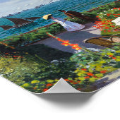 Garten in Sainte-Adresse | Claude Monet Poster (Ecke)