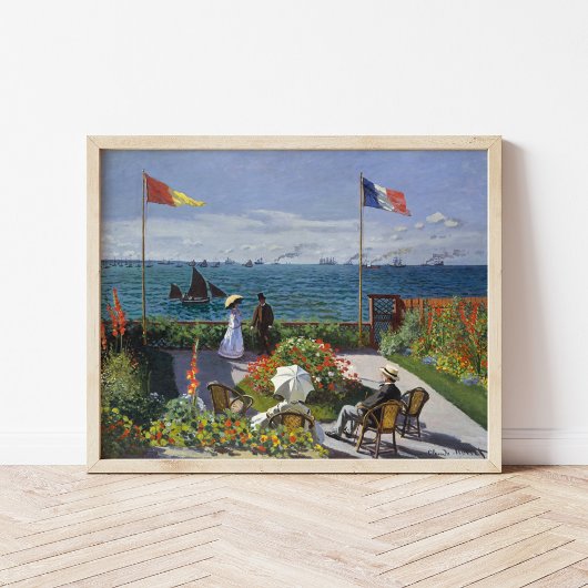 Garten in Sainte-Adresse | Claude Monet Poster