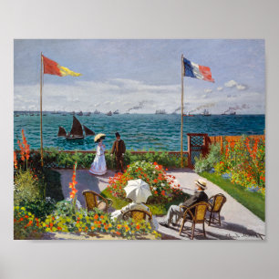 Garten in Sainte-Adresse   Claude Monet   Poster
