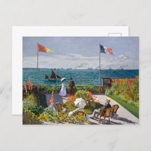 Garten in Sainte-Adresse   Claude Monet   Postkarte