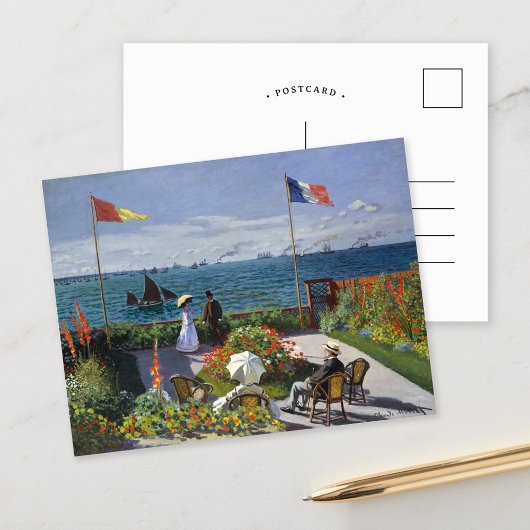 Garten in Sainte-Adresse | Claude Monet Postkarte