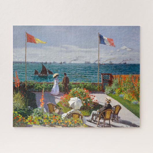 Garten in Sainte-Adresse | Claude Monet | Puzzle (Horizontal)