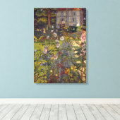 Garten in Vaucresson Leinwanddruck (Insitu (Holzboden))