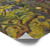 Garten in Vaucresson Poster (Ecke)