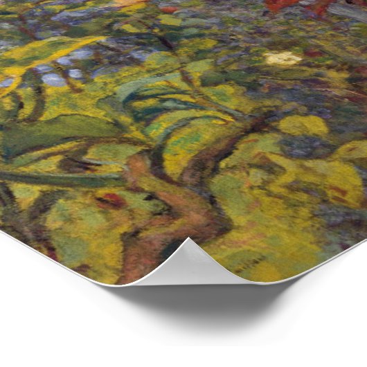 Garten in Vaucresson Poster (Ecke)