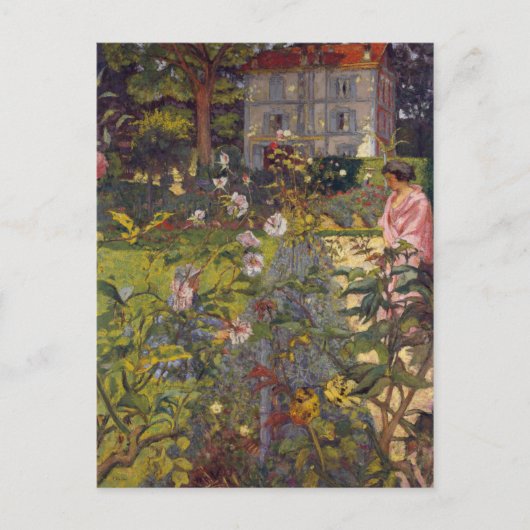 Garten in Vaucresson Postkarte (Vorderseite)