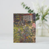 Garten in Vaucresson Postkarte (Stehend Vorderseite)