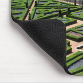 Garten in Villandry Chateau, Indre-et-Loire, Mousepad (Ecke)