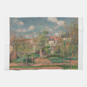 Garten in vollem Sonnenlicht, Camille PIssarro, 18 Geschirrtuch