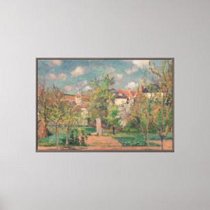 Garten in vollem Sonnenlicht, Camille PIssarro, 18 Leinwanddruck