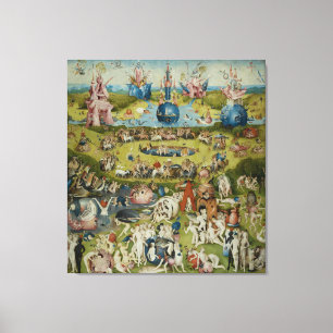 Garten irdischer Freuden, 1490-1500 Leinwanddruck
