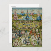 Garten irdischer Freuden, 1490-1500 Postkarte (Vorne/Hinten)