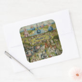 Garten irdischer Freuden, 1490-1500 Quadratischer Aufkleber